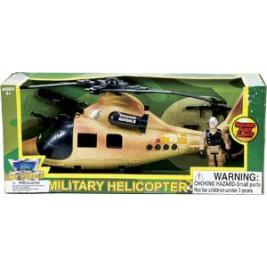 MILITARY HELICOPTER WITH LIGHTS AND SOUNDS