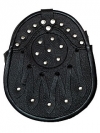 GPC-2046.  Sporran.Our basic sporran is 100% leather with decorative metal studs.